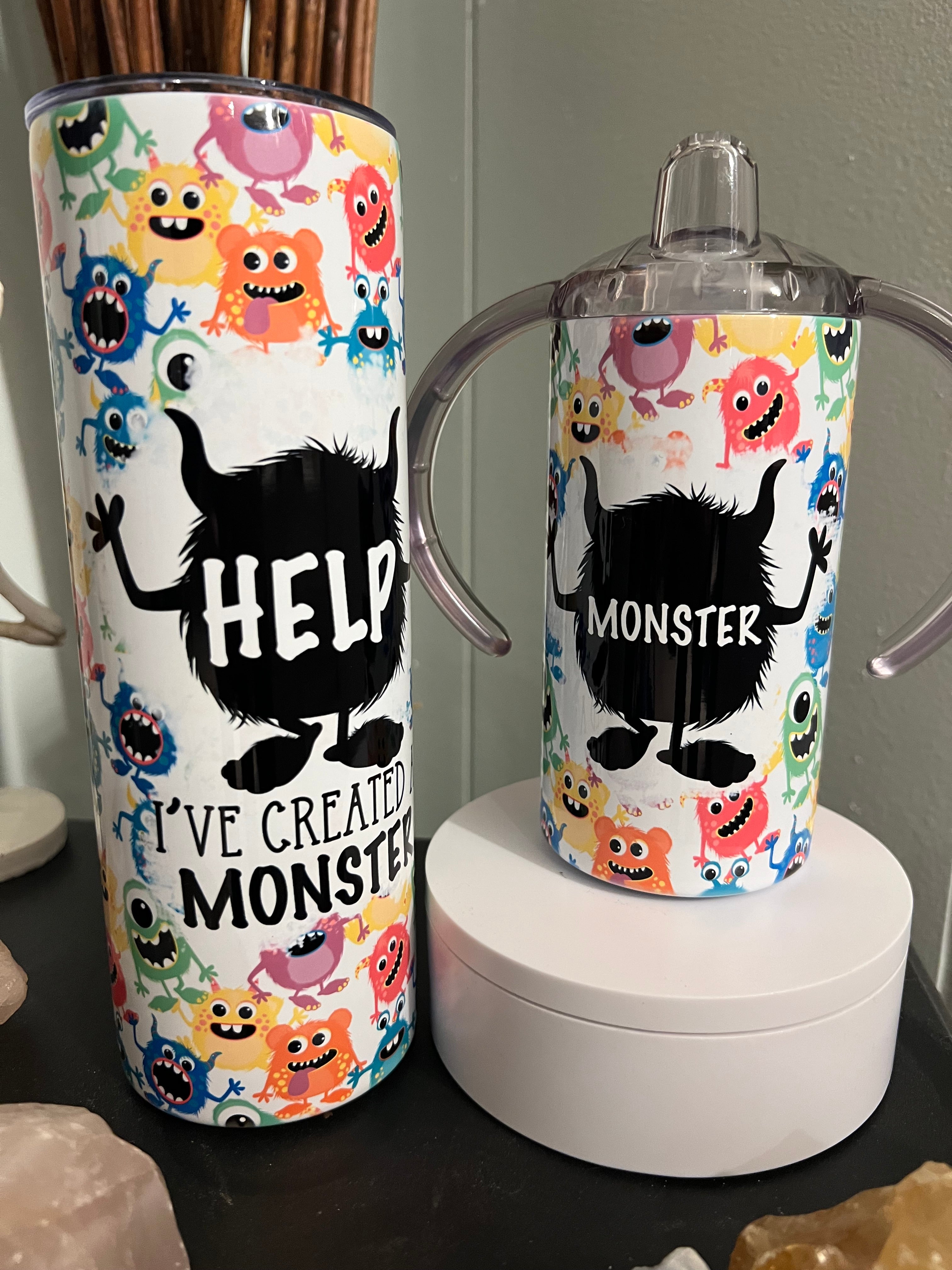 I created a Monster and matching Monster set (Mama & Mini)